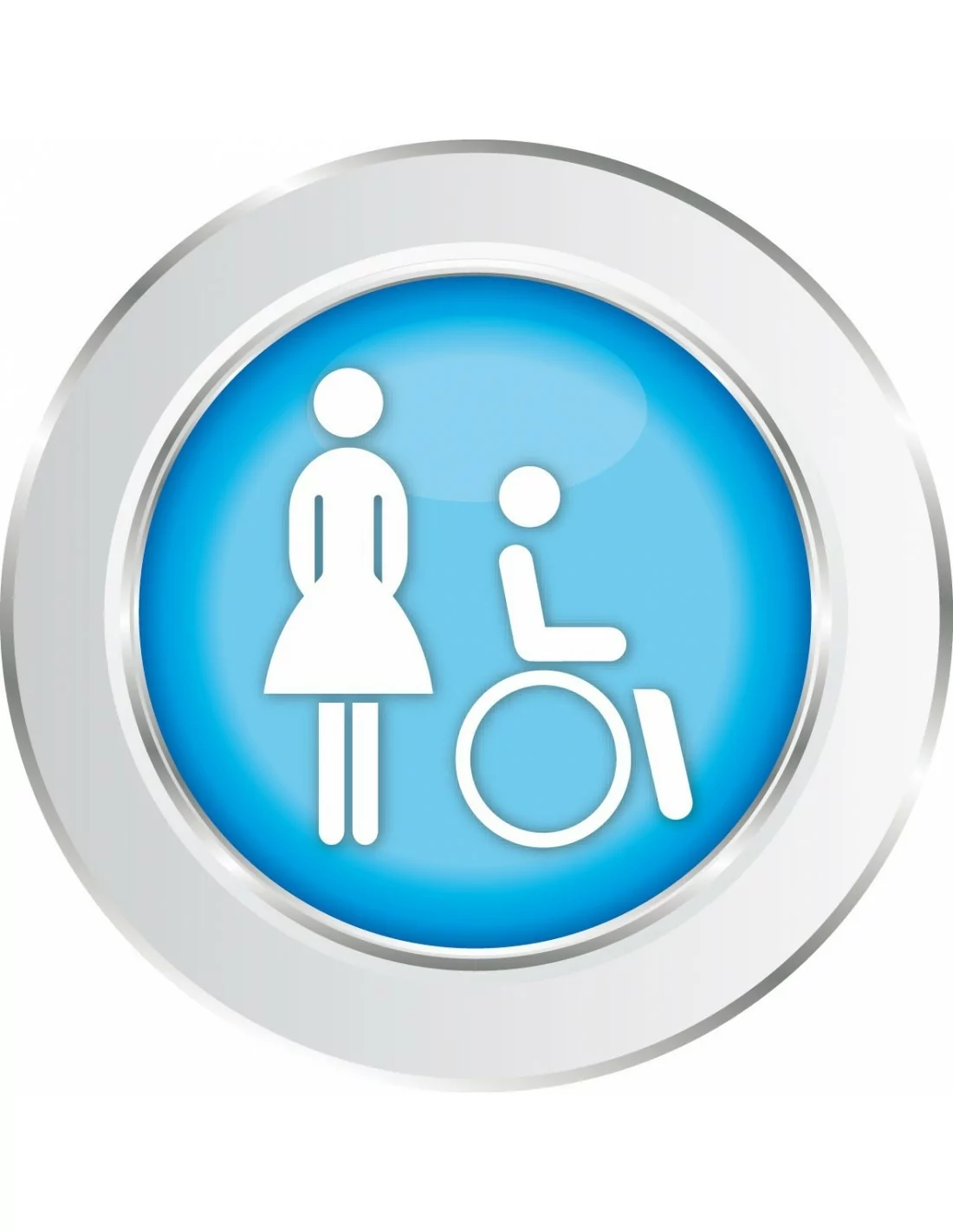 Panneau Toilettes Femmes Handicap S Pmr Signalisation De Plaques